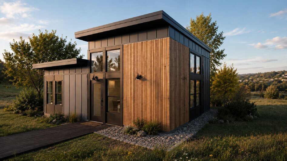 Rendering of the 800 sq ft ADU